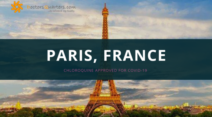 France Approves Chloroquine for Treatment of COVID-19.
